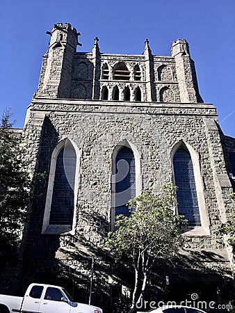 Historic Grace Cathedral San Francisco 6 Editorial Stock Photo