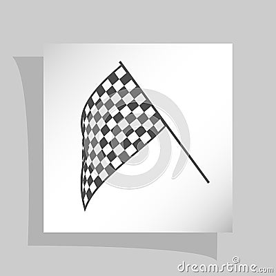 Starting symbol icon Stock Photo