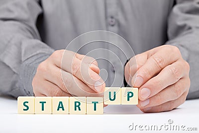 Startup business concept Stock Photo