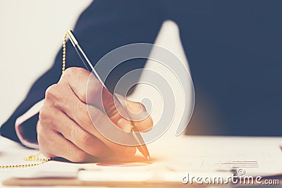 Startup Business Person Designing on Website Content Layout on P Stock Photo