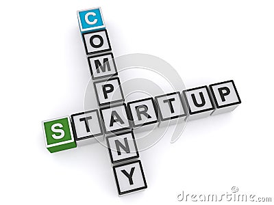 Startup company heading Stock Photo