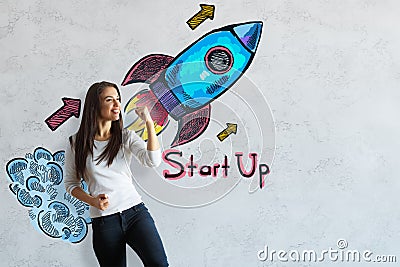 Startup concept Stock Photo