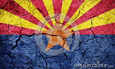 State of Arizona flag Stock Photo