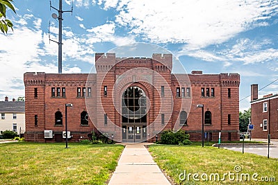 Wallingford Armory Building in Connecticut Editorial Stock Photo