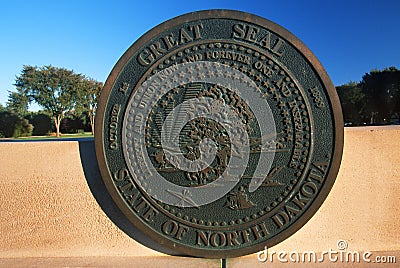 State Capitol of North Dakota, Bismarck Stock Photo