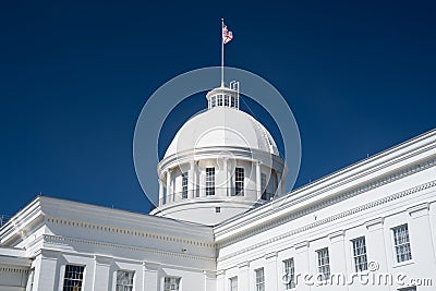 Alabama State Capitol Dome Stock Photo