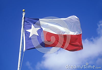 State Flag of Texas Stock Photo