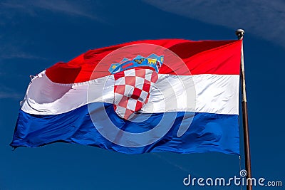 Split. National state flag. Stock Photo