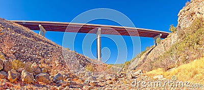 State Route 89 Bridge over Hell Canyon AZ Stock Photo