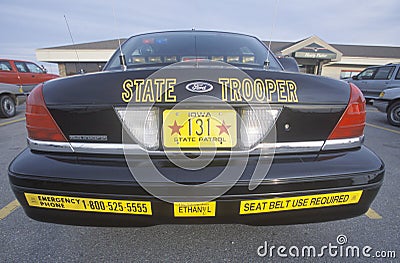 State Trooper car Editorial Stock Photo