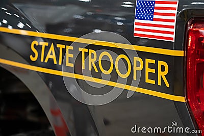 State Trooper Editorial Stock Photo