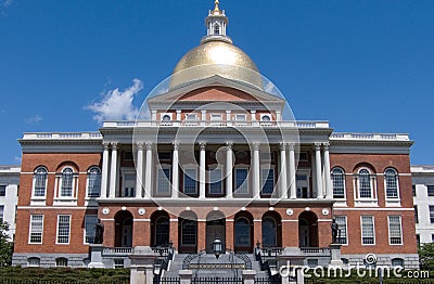 Statehouse Boston Massachusetts USA Stock Photo