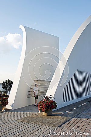 Staten Island 9/11 Memorial, New York Editorial Stock Photo