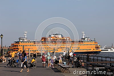 Staten Island Ferry Editorial Stock Photo