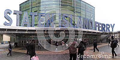 Staten Island Ferry Editorial Stock Photo