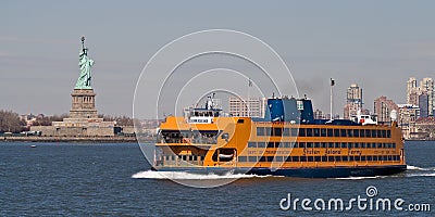 Staten Island Ferry Editorial Stock Photo