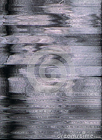 static noise texture analog glitch overlay old tv Stock Photo