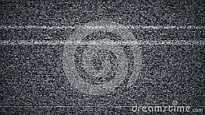 Static TV noise abstract background Stock Photo