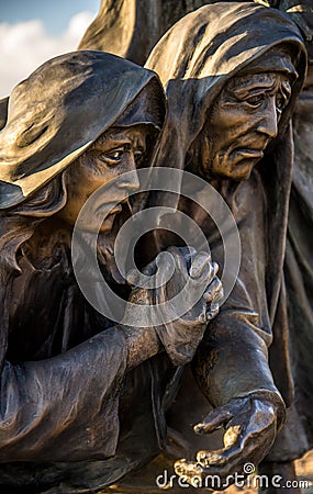 Station of the Cross Landmark Colorado Stock Photo