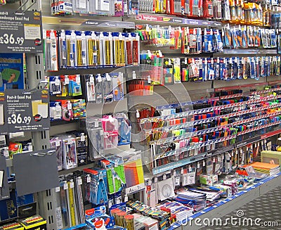 school stationery store