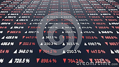 Statistics, financial market data, analysis and reports, numbers and graphs Stock Photo