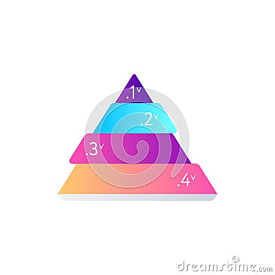 Stats analysis infochart isolated on white Vector Illustration