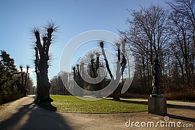 SÃ¸ndermarken Park in winter, Copenhagen, Denmark. Stock Photo