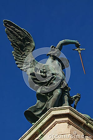 The Statue of Archangel Michael, Rome, Italy Stock Photo