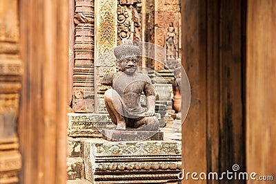 Banteay Srei Stock Photo