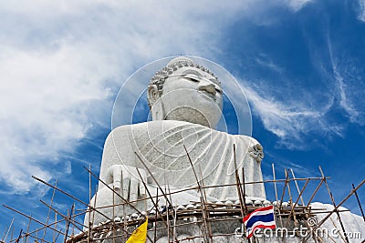 Statue buddhism construction Stock Photo