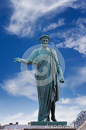 Statue of Cardinal Richelieu Stock Photo