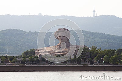 Statue of Chairman Mao Zedong of China Editorial Stock Photo