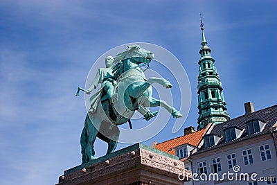 Statue in Copenhagen Stock Photo