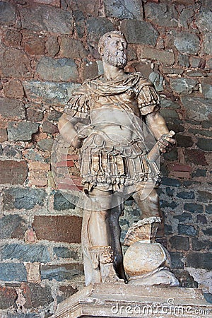 Statue of Cosimo de Medici Stock Photo