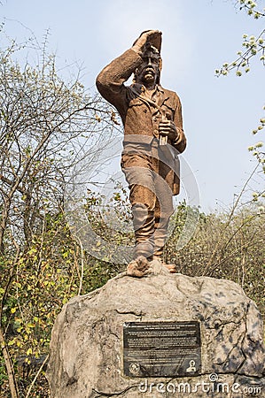 Statue of David Livingstone Stock Photo