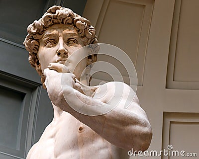 Statue of David by Michelangelo, Florence, Italy Editorial Stock Photo