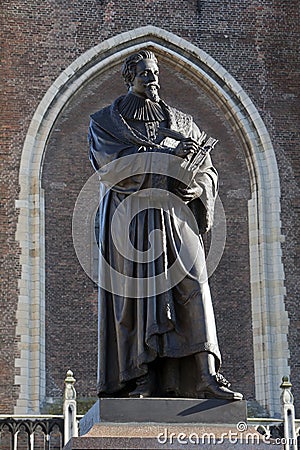 Statue in Delft Stock Photo