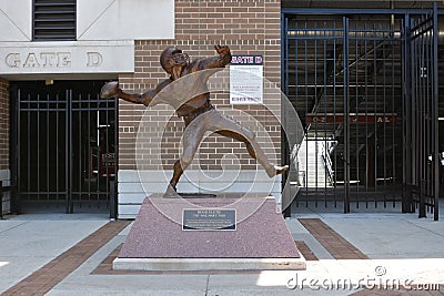 Doug Flutie Statue Editorial Stock Photo