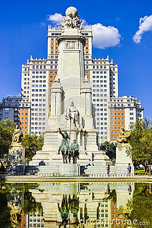 Statue of Don Quixote Stock Photo