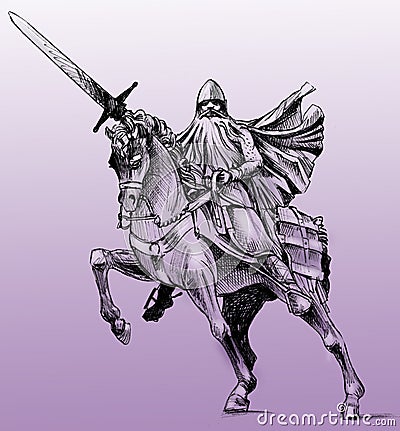 Statue of El Cid Stock Photo
