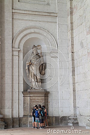 Statue in Esztergom Basilica, Esztergom Editorial Stock Photo