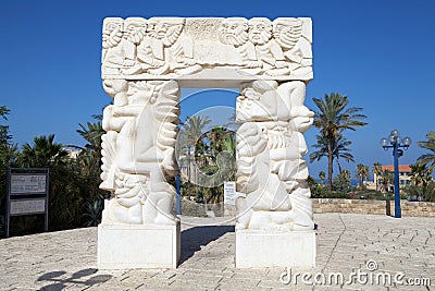 Statue of Faith Editorial Stock Photo