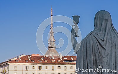 The Statue of the Faith, Turin Italy Stock Photo
