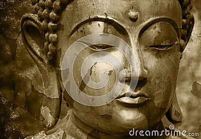 Gautama Buddha statue Stock Photo