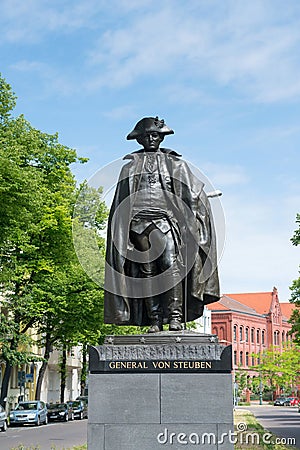 Statue of General fon Stauben Stock Photo