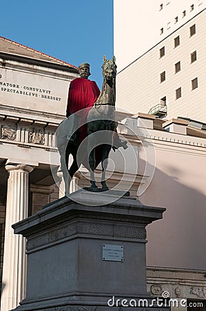 Statue of Giuseppe Garibaldi Stock Photo