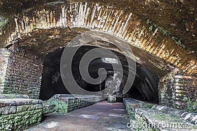 Statue of the god Mithras Stock Photo