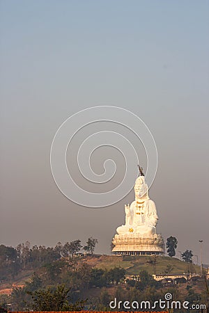 Statue of THE GODDESS OF COMPASSION AND MERCY Stock Photo