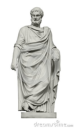 Statue of great ancient Greek philosopher Plato Stock Photo