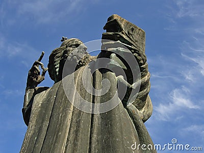 Statue of Gregory of Nin in Split 1 Stock Photo